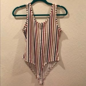 Stripped body suit from Charlotte Russe